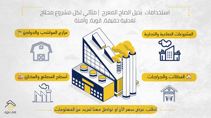 ألواح بديل الصاج