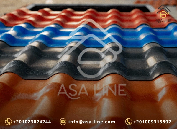 Turkish Plastic Roof Tiles Made in Egypt