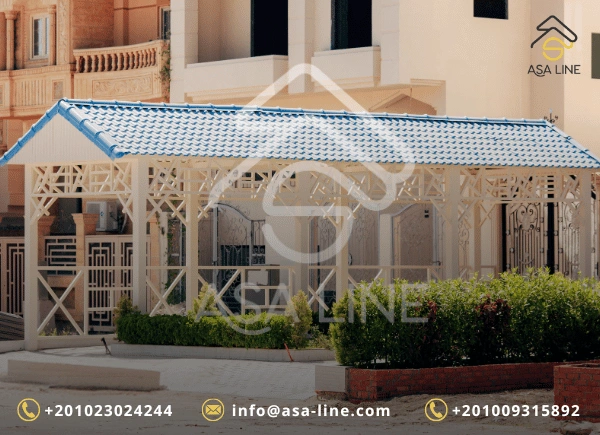 plastic roof tile installation in Egypt